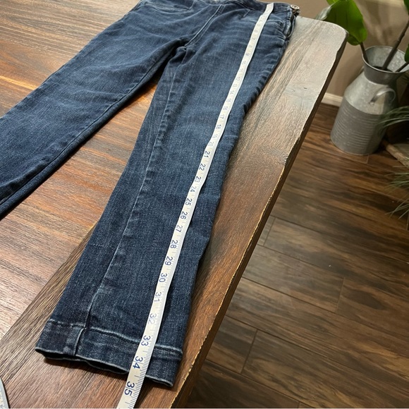 Anthro High Rise Denim Leggings Pilcro 26 dark wash jeans stretchy SOLD - Picture 12 of 12